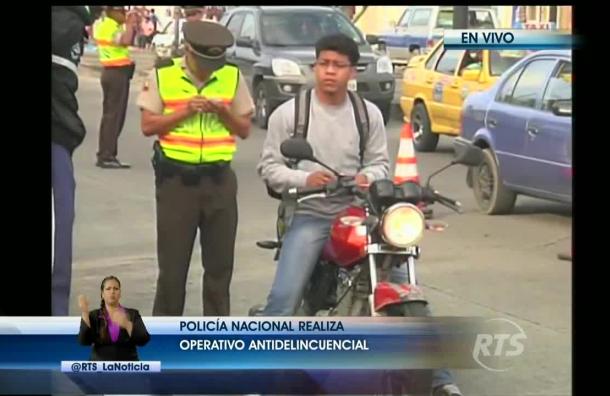 Policía Nacional realiza operativo antidelincuencial